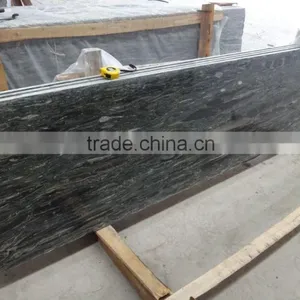 Cheap Olive Green Granite Polished Slab thumbnail-1