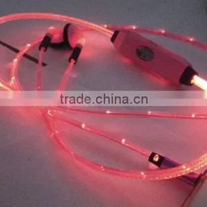 2015 Newest Led Light Flashing Glowing Earphones With Light up thumbnail-1