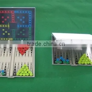 Aluminum With Magnetic Flying Chess Game for Kids thumbnail-1
