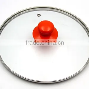 Factory Directly Supplies Red Knob for Round Glass Lid thumbnail-1