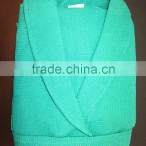 Kimono Collar Waffle Bathrobe,customized Waffle Bathrobe thumbnail-4