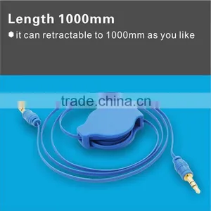 High Quality Audio Cable Stereo 3.5mm Male Spring With Fashion Design thumbnail-1