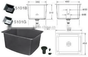 Laboratory Fittings,pp Sink thumbnail-2