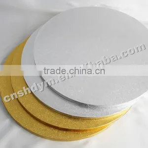 6-24 Inch Black Mini Mdf Gold Cake Drums thumbnail-6