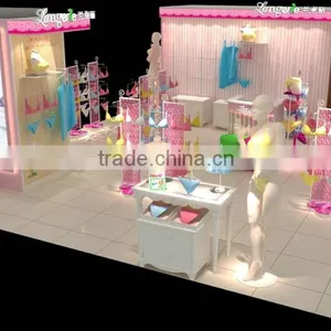 Clothing Store Display Furniture Garment Showcase Brand Underwear Shop Kiosk Display Showcase Design thumbnail-5