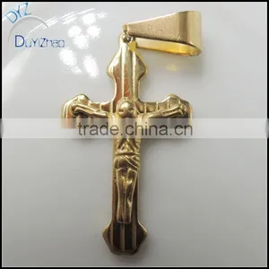Stainless Steel Jewelry Unique Mens Cross Pendant thumbnail-2
