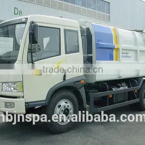 New Product JIEFANG FAW 8CBM Garbage Compressed Truck thumbnail-1