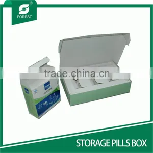 ECO-FRIENDLY CHIPBOARD BOXES FOLDED STORAGE PILLS BOX thumbnail-5