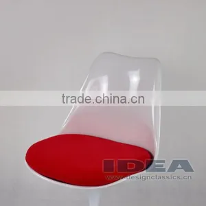 Replica Eero Saarinen Tulip Chair - Red Cushion thumbnail-6