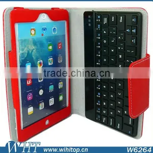 Hot Selling Detachable Ultra Thin Wireless Bluetooth Keyboard Leather Case For IPad Mini, For IPad Mini Case With Keyboard thumbnail-2