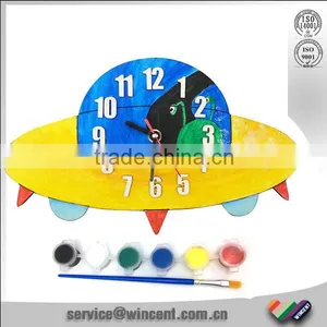 Kids Wooden DIY Clock Toys Educational thumbnail-1