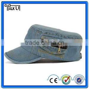 Jean Military Cap/custom Military Cap /fashion Cap thumbnail-2