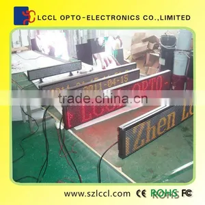 Card Outdoor Moving Message LED Scrolling Sign Display Advertising Board thumbnail-1