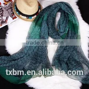 Floral and Dots Pattern Silk Scarf ,wholesale thumbnail-1