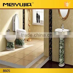 Ceramics Sanitary Ware Washdown 2 Pcs Toilet,Ceramic Bathroom Pedestal Basin thumbnail-1