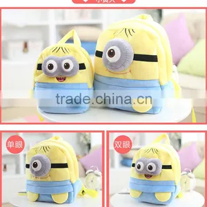 25*19cm(S)/35*28cm(L) Lovely Customzied Red Super Mario Plush Animal Cartoon Backpack for Children thumbnail-5