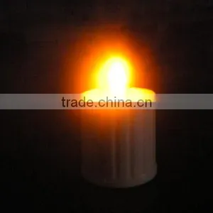 Indoor Plastic Pillar Battery Operated LED Table Lamp thumbnail-1