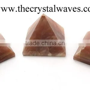 Peach Moonstone Wholesale Pyramid thumbnail-1