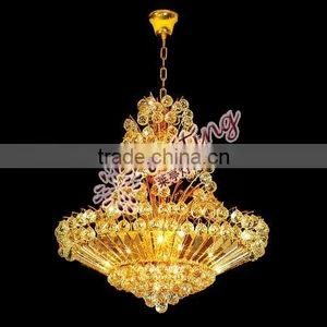 Palace Light Picture Big Size Crystal Chandelier From Zhongshan Lighting Factory thumbnail-2