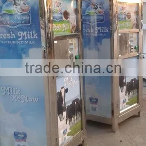 High Quality Electric Fresh Milk Dispenser Vending Machine, Coin Automatic Milk Vending Machine With Refrigerating thumbnail-4