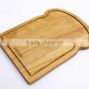 Creative Kitchen Bread Shaped Acacia Wooden Cutting Board thumbnail-2