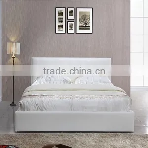 Modern Style Pu Gas Lift Storage Bed In White Color YD02 Quality Choice thumbnail-3