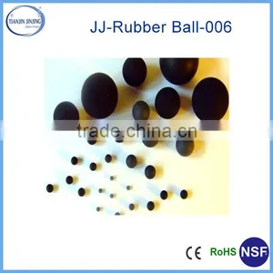 Black Solid Silicone Rubber Ball/Rubber Balls/rubber Bouncing Ball thumbnail-1