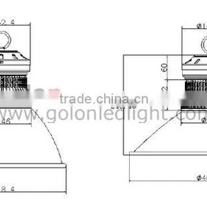 Snooker Stadium High Bay With Meanwell Driver PhilipsSMD 100w 80w 60w Highbay Lighting thumbnail-3