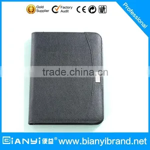 Zipper A4 Briefcase PU Leather Portfolio / Padfolio thumbnail-2