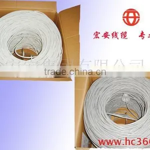 Indoor Utp Cat5e Lan Data Cable 24awg 4pairs for Digital Communication Made in Weihai thumbnail-2