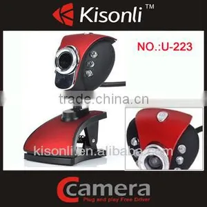 High Quality Free Driver And Software Usb Webcam, 2.0 m Pixel Usb 6 Led Webcam Mic Camera Drivers thumbnail-1