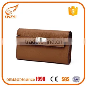 High Quality Long Women Leather Wallet Lady Purse thumbnail-1