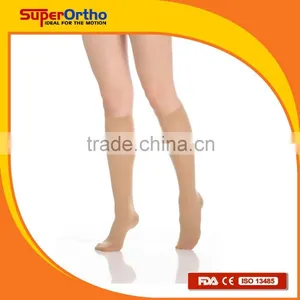 Medical Compression Stocking--- A8-006 Ultra Comfort Under Knee Close Toes thumbnail-1
