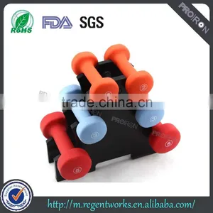 Free Weights Fitness Neoprene Dumbbell Set With Rack thumbnail-1