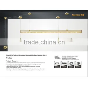 Exquisite Folding Balcony Ceiling Mounted Manual Clothes Drying Rack thumbnail-1