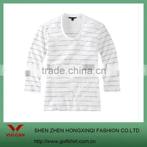 Men's Long Sleeve T-shirt With White Stripes thumbnail-1