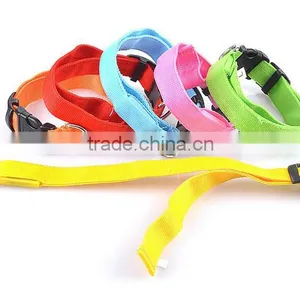 Pets Dog LED Light Blink Flash Night Safety Nylon Collar Waterproof thumbnail-2