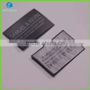 Wholesale Clothing Brand Labels/Garment Woven Labels Iron/Sew/ On Garment/Jeans/T-Shirt/Suit thumbnail-1