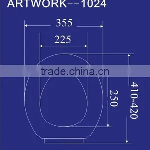 1024 Bathroom Accessories Round Hinges for Toilet Seat thumbnail-4