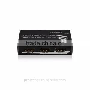 China Suppliers 2.0 3 Port HDMI Switch 3x1 Hdmi Matrix Switch 3 in 1 Out Support 4kx2k 1080p 3D for Hot Video Player thumbnail-4