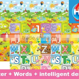 2 Sides Printing Cheap Crawl Waterproof Baby Play Mat thumbnail-5