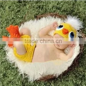 Baby Sweater The Duckling Modelling Photography Props Hand Crochet Supplies Wholesale thumbnail-2