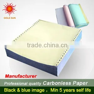 2 Ply Carbonless Paper, White/Pink/Canary, Form Size 9-1/2" x 11" (W x H) (Carton of 2000) thumbnail-1