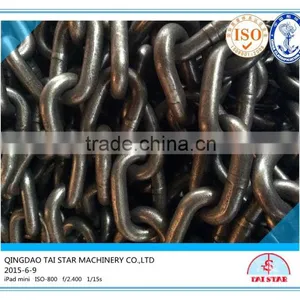 Marine Class U2 U3 Black Painted Studless Link Anchor Chain thumbnail-4