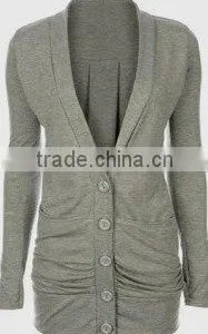 New Fashion Knitted Long Cardigan thumbnail-1