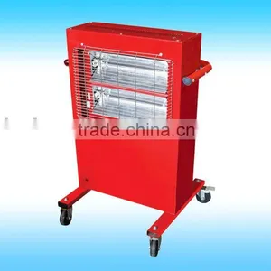 2X1500W Movable Industrail Infrared Patio Heater With 2pcs Infrared Lamp thumbnail-2