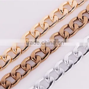 Handbag Hardware Accessories Metal Oval Chain,Decorative Bag Parts Metal Chain,Detachable Handbag Metal Chain thumbnail-1