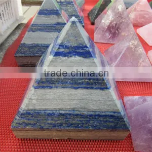 New Polished Natural Amethyst Pyramid /gemstone Pyramids thumbnail-2