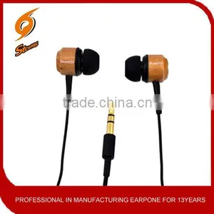 New Arrival Artical Wood Earphone China Wholesale thumbnail-1