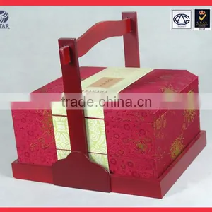 Wholesale Color Printing Paper Cardboard Gift Boxes With Wooden Tray thumbnail-1